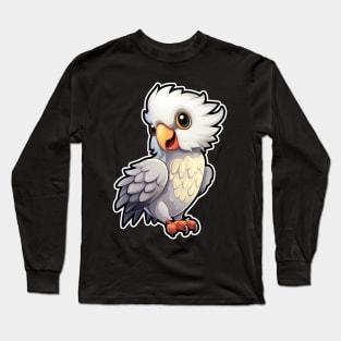 Colorful Cockatoo - Parakeet Macaws Parrot Long Sleeve T-Shirt